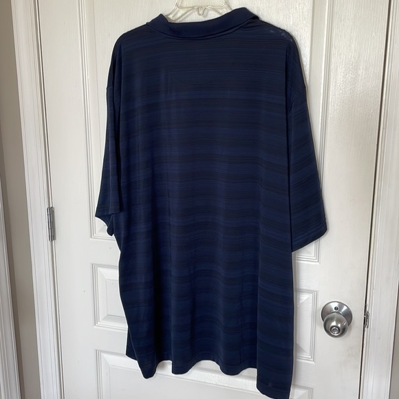 Donated.. George Navy with Black Striping Polo Big Man’s 3X Top Golf Shirt Prepp - Picture 7 of 15